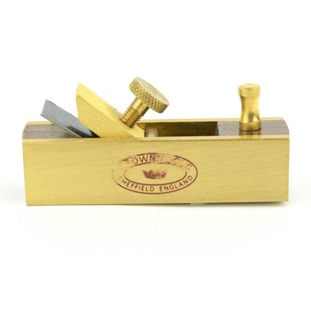 Crown Tools MPB Miniature Rosewood & Brass Block Plane