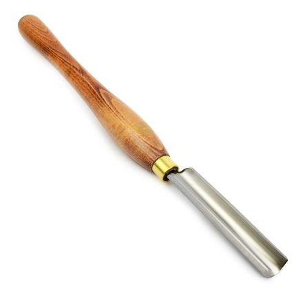 Crown Tools 231W 1-1/4 Inch 32mm Roughing Out Gouge, 14 Inch 354mm Handle, Walleted