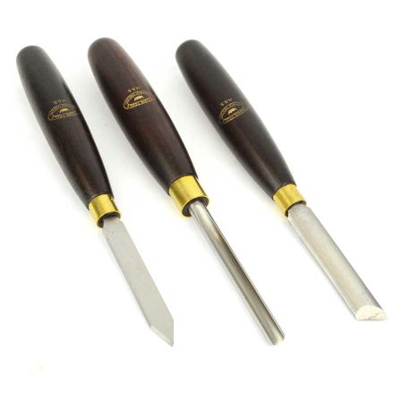 Crown Tools 296A 3 Piece HSS Pen Woodturning Set